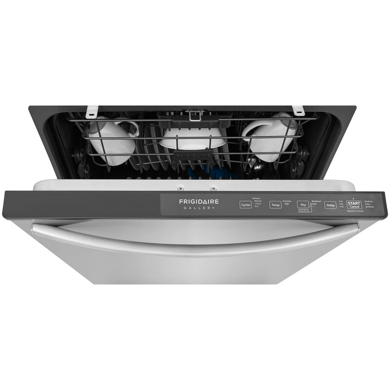 Frigidaire Gallery 24 in. Top Control Dishwasher with 51 dBA Sound Level - Stainless Steel, , hires