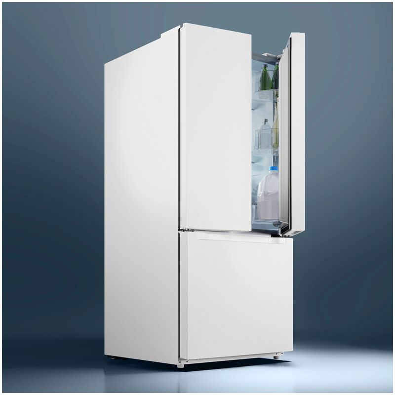 Midea 30 in. 18.4 cu. ft. French Door Refrigerator - White, White, hires