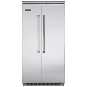 Viking 5 Series 42 in. 25.3 cu. ft. Built-In Counter Depth Side-by-Side Refrigerator - Stainless Steel, , hires