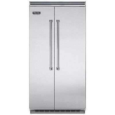 Viking 5 Series 42 in. 25.3 cu. ft. Built-In Counter Depth Side-by-Side Refrigerator - Stainless Steel | VCSB5423SS