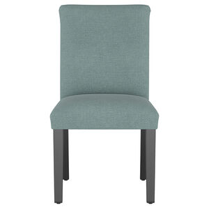 Skyline Furniture Linen Fabric Dining Chair - Seaglass, , hires