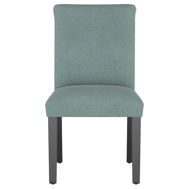Skyline Furniture Linen Fabric Dining Chair - Seaglass, , hires
