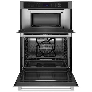 Maytag 30 in. 6.4 cu. ft. Electric Microwave/Wall Oven Combo with True European Convection & Sensor Cooking - Fingerprint Resistant Stainless Steel, , hires