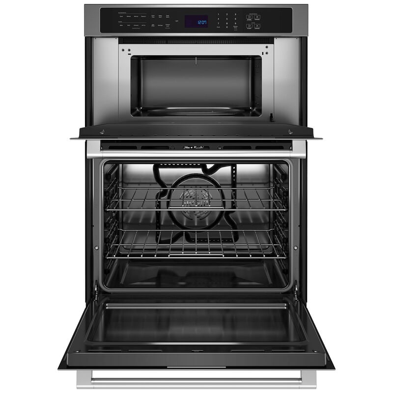 Maytag 30 in. 6.4 cu. ft. Electric Microwave/Wall Oven Combo with True European Convection & Sensor Cooking - Fingerprint Resistant Stainless Steel, , hires