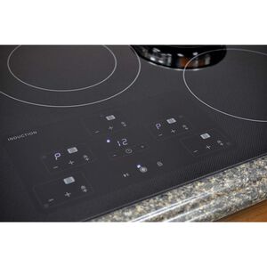 Sharp Contemporary Series 36 in. 5-Burner Induction Cooktop with Simmer Burner and Power Burner - Black, , hires