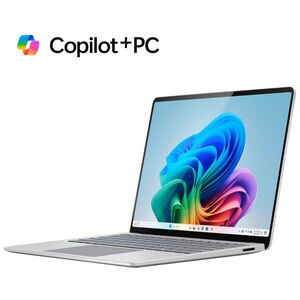 Microsoft Surface 13.8 in. Touchscreen Notebook with Copilot+ PC, Snapdragon X Plus CPU, Qualcomm Adreno GPU, 16 GB RAM, 512 GB SSD, up to 20 Hrs. of Battery Life & Windows 11 Home - Platinum, , hires