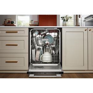 KitchenAid 24 in. Top Control Dishwasher with 44 dBA Sound Level, 3rd-Rack & ProDry System - Stainless Steel with PrintShield Finish, , hires