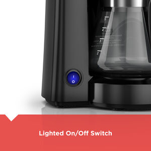 Black & Decker 5-Cup Coffee Maker - Black, , hires