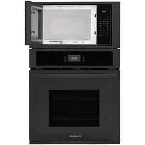 Frigidaire 27 in. 5.4 cu. ft. Electric Microwave/Wall Oven Combo with Standard Convection - Black, Black, hires