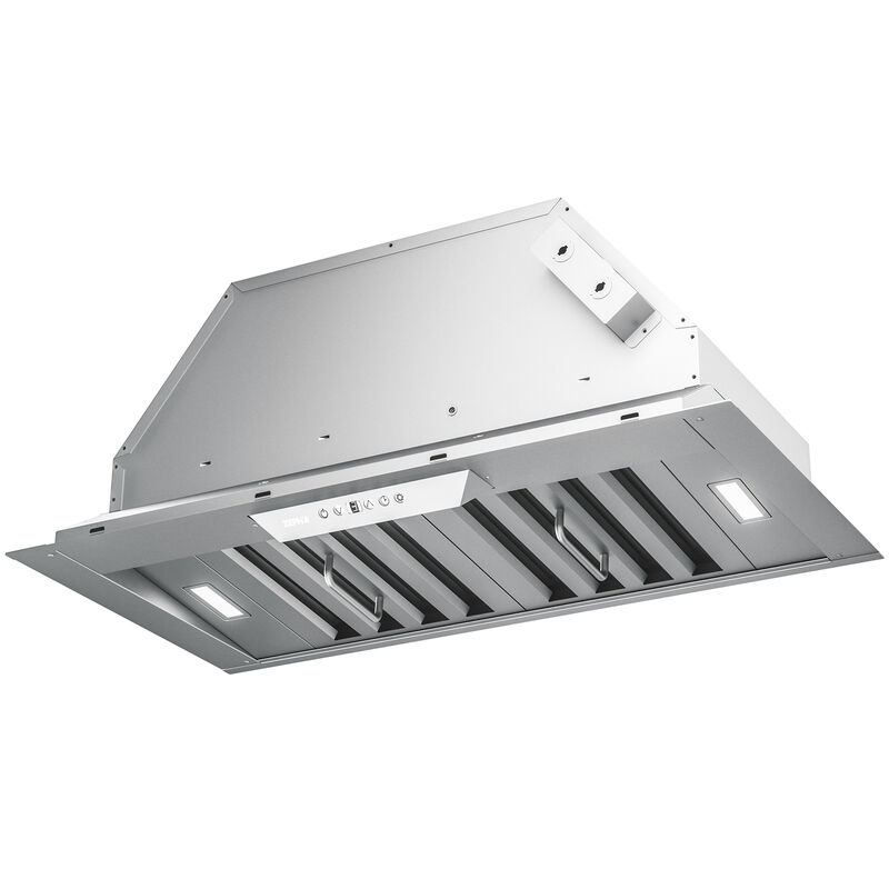 Zephyr 30 in. Standard Style Range Hood with 3 Speed Settings, 1000 CFM, Ducted Venting & 2 LED Lights - Stainless Steel, , hires