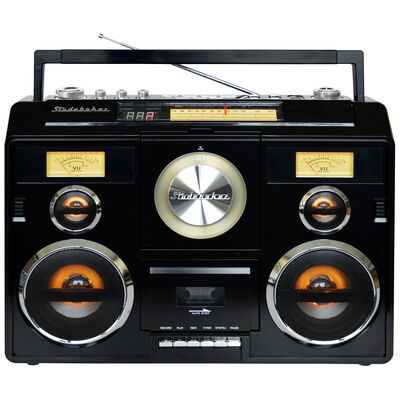 Studebaker Sound Station Bluetooth/AM/FM/Cassette/CD Boombox | SB2140B