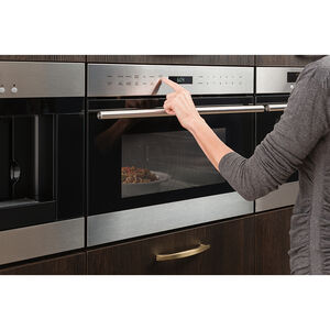 Wolf E Series 24 in. 1.6 cu. ft. 900W Built-In Microwave with Convection & Sensor Cooking - Stainless Steel, , hires