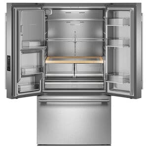 KitchenAid 36 in. 30.5 cu. ft. French Door Refrigerator with Ice & Water Dispenser - Stainless Steel with PrintShield Finish, Stainless Steel with PrintShield Finish, hires