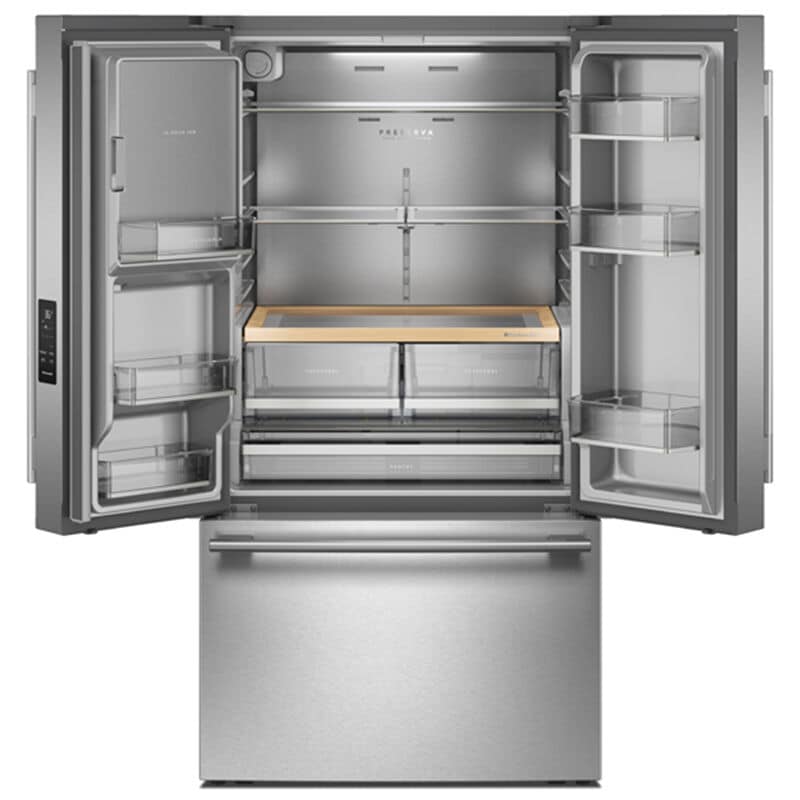 KitchenAid 36 in. 30.5 cu. ft. French Door Refrigerator with Ice & Water Dispenser - Stainless Steel with PrintShield Finish, Stainless Steel with PrintShield Finish, hires
