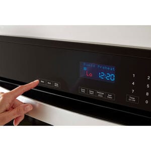 Whirlpool 30 in. 10 cu. ft. Top Control Electric Double Wall Oven - Stainless Steel, , hires