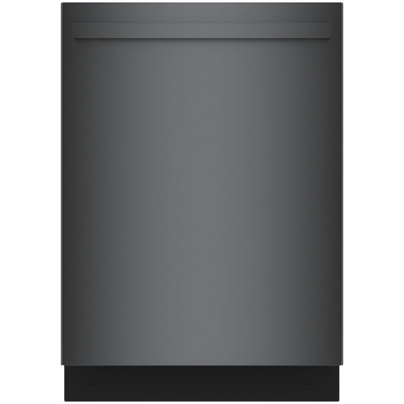 Bosch 800 Series 24 in. Top Control Smart Dishwasher with 42 dBa Sound Level, 3rd-Rack & CrystalDry - Black Stainless, Black Stainless, hires