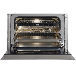 Wolf E Series 24 in. 1.7 cu. ft. Steam Electric Single Wall Oven with Standard Convection - Stainless Steel, , hires