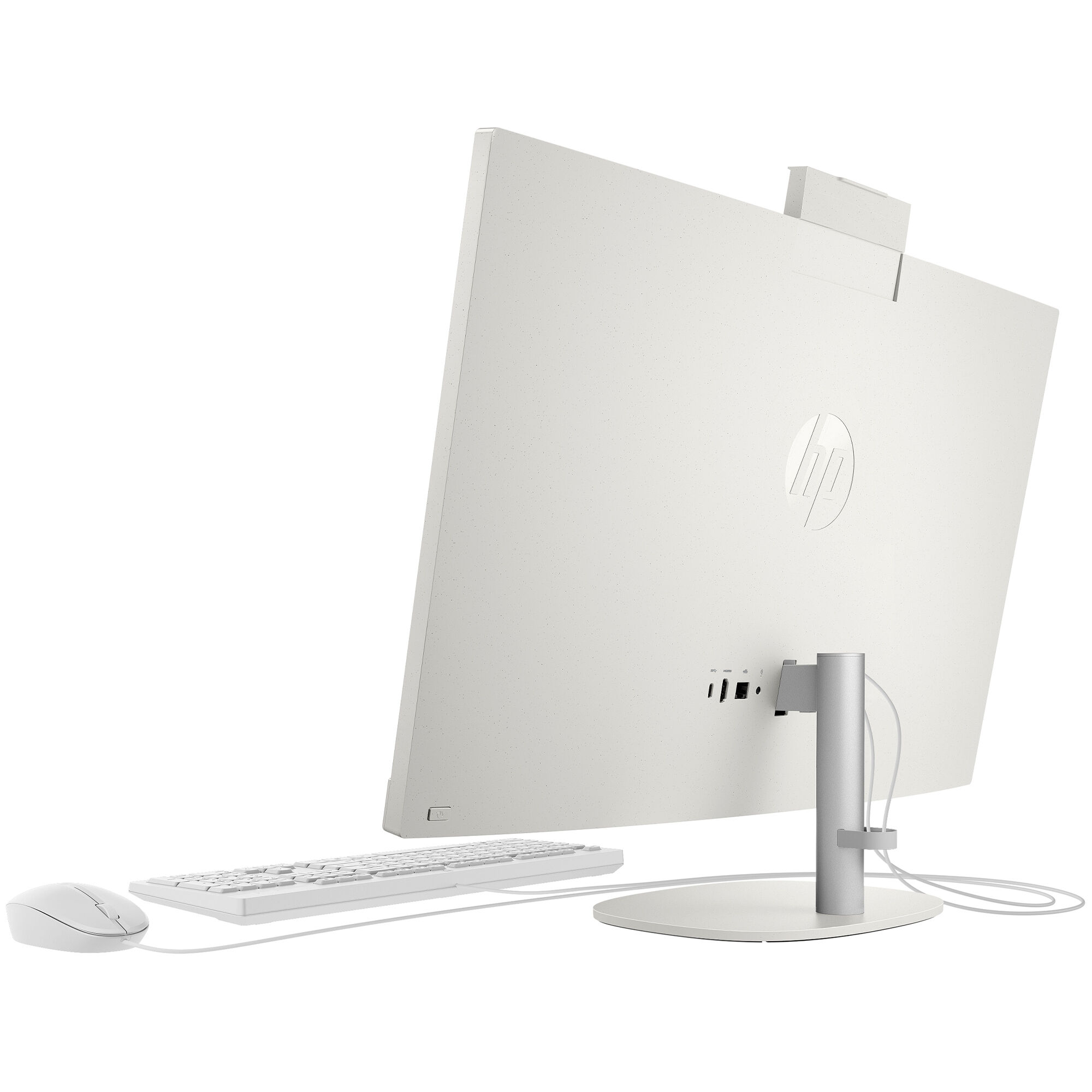 HP 23.8 in. Touch Screen All-in-One Desktop with AMD Athlon Silver