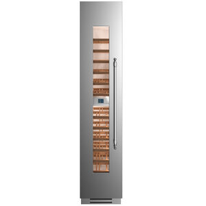 Bertazzoni 18 in. Built-In Wine Cooler with 52 Bottle Capacity, Dual Temperature Zone & Digital Control - Stainless Steel, , hires