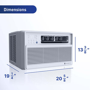 Friedrich Chill Premier Series 12,000 BTU Smart 115V Window Air Conditioner with Inverter, 3 Fan Speeds, Remote Control & R-32 Refrigerant - White, , hires