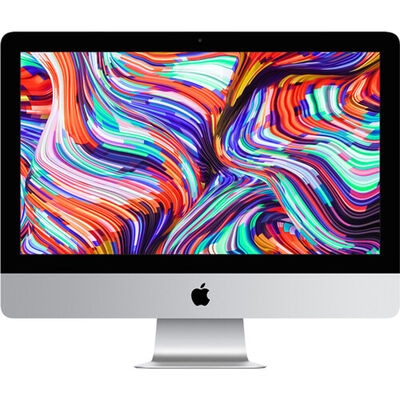 Apple iMac 21.5" (Mid 2020) with Retina 4K Display, Intel i5, 8GB RAM, 256GB SSD, AMD Radeon Pro 560 X, Mac OS Sierra - Silver | MHK33LL/A