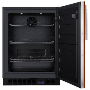 Summit 24 in 3.7 cu. ft. Upright Compact Freezer with Adjustable Shelves & Digital Control - Custom Panel Ready, , hires