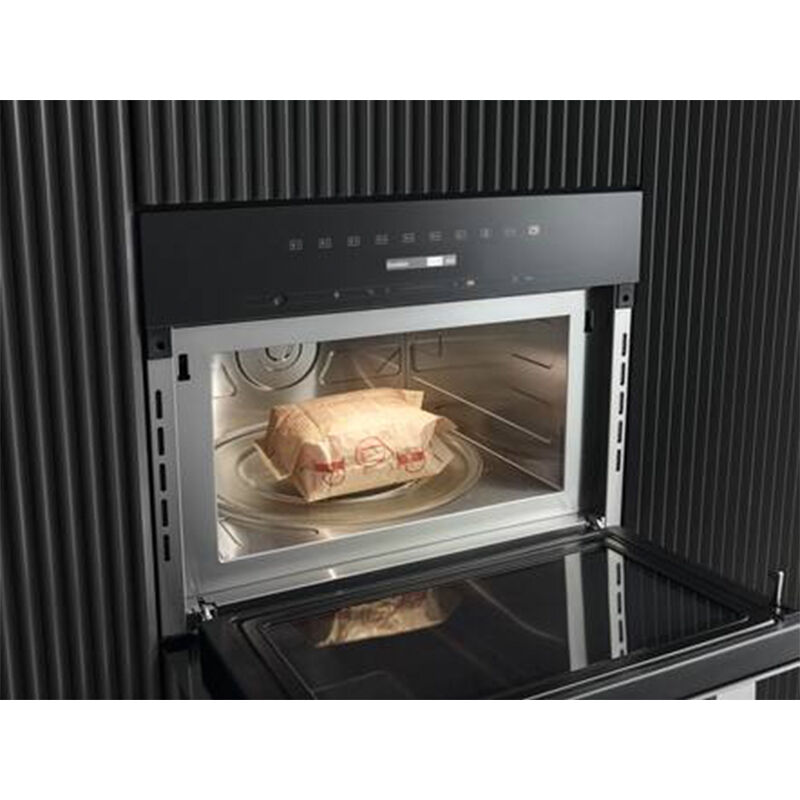 Miele 24 in. 0.9 cu. ft. 900W Built-In Microwave with Sensor Cooking - Black, , hires