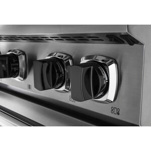 Viking 7 Series 36 in. 5.6 cu. ft. True European Convection Dual Fuel Range with 6 Sealed Burners - Stainless Steel, , hires