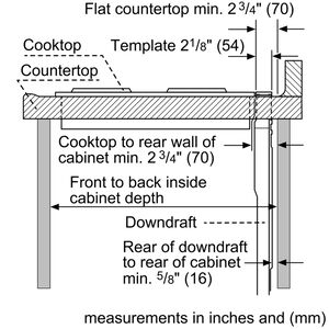 Thermador Masterpiece Series 36 in. Convertible Downdraft with 3 Fan Speeds - Stainless Steel, , hires