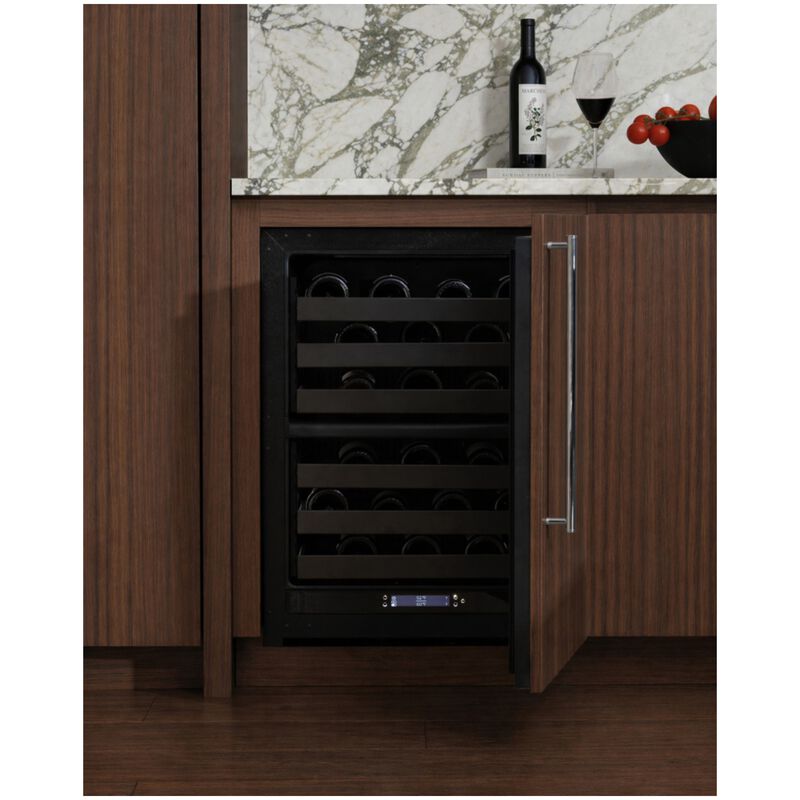 U-Line The Seamless Collection 24 in. Outdoor Undercounter Wine Cooler with Wire Racks, Dual Temperature Zones & 42-Bottle Capacity - Custom Panel Ready, , hires