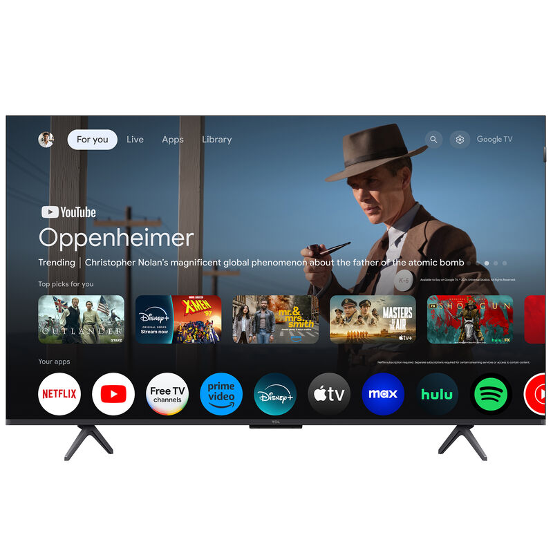 TCL - 50" Class QM6K Series QD-Mini LED QLED 4K UHD Smart Google TV, , hires