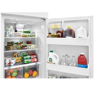 Frigidaire 28 in. 17.6 cu. ft. Top Freezer Refrigerator - White, White, hires