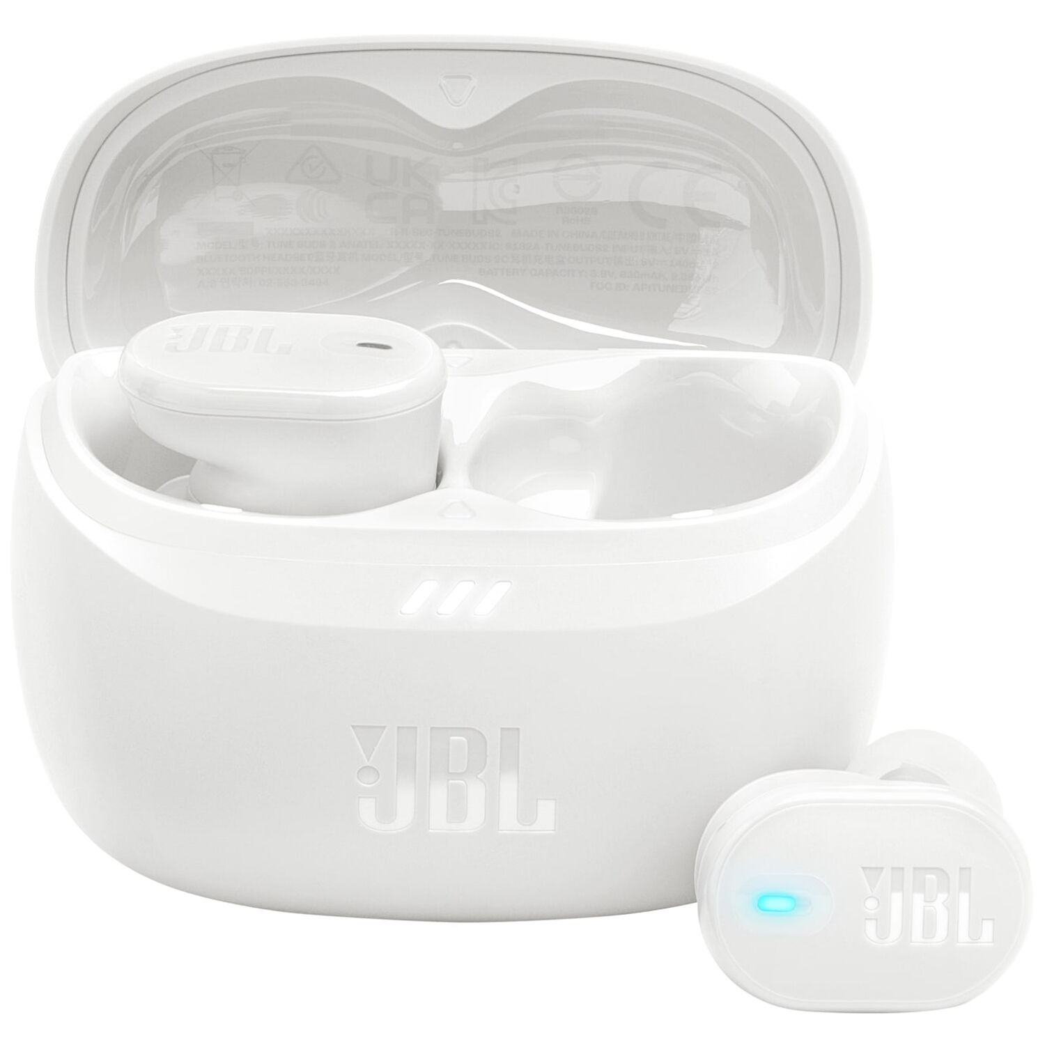 JBL - Tune Buds 2 True Wireless Noise Cancelling Earbuds - White