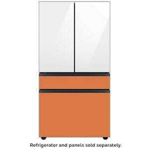 Samsung BESPOKE 4-Door French Door Top Panel for Refrigerators - White Glass, , hires