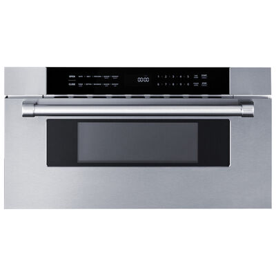 Summit 30 in. 1.2 cu. ft. Drawer Microwave with Sensor Cooking - Stainless Steel | MDR30SS