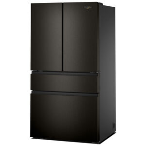 Whirlpool 36 in. 29.8 cu. ft. 4-Door French Door Refrigerator with Internal Water Dispenser - Black Stainless Steel with PrintShield Finish, Black Stainless Steel with PrintShield Finish, hires