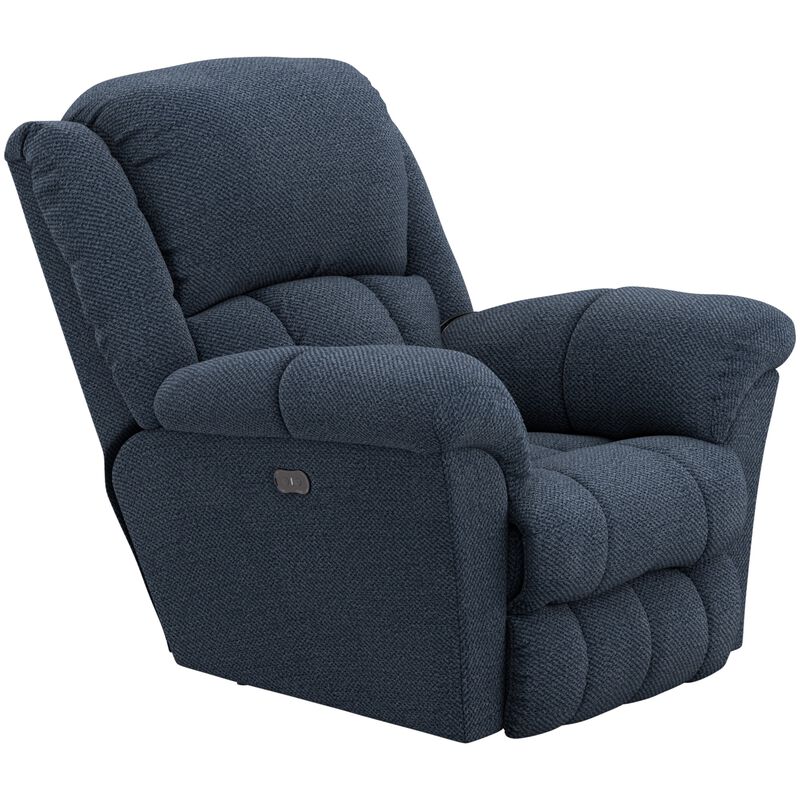 Catnapper Blarney Power Wall Hugger Recliner with Heat & Massage - Navy, Navy, hires