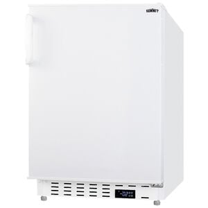 Summit 20 in. 2.7 cu. ft. Built-in Compact Upright Freezer with Adjustable Shelves - White, , hires