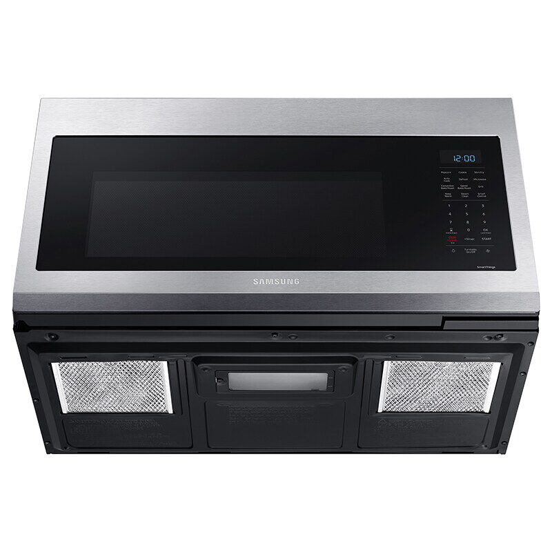 Samsung 30 in. 1.7 cu. ft. 950W Smart Over-the-Range Microwave with 300 CFM & Convection Cooking - Stainless Steel, Stainless Steel, hires