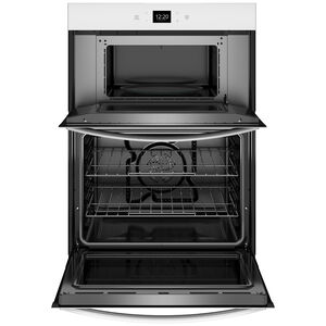 Whirlpool 27 in. 5.7 cu. ft. Smart Electric Microwave/Wall Oven Combo with Standard Convection & Sensor Cooking - White, , hires