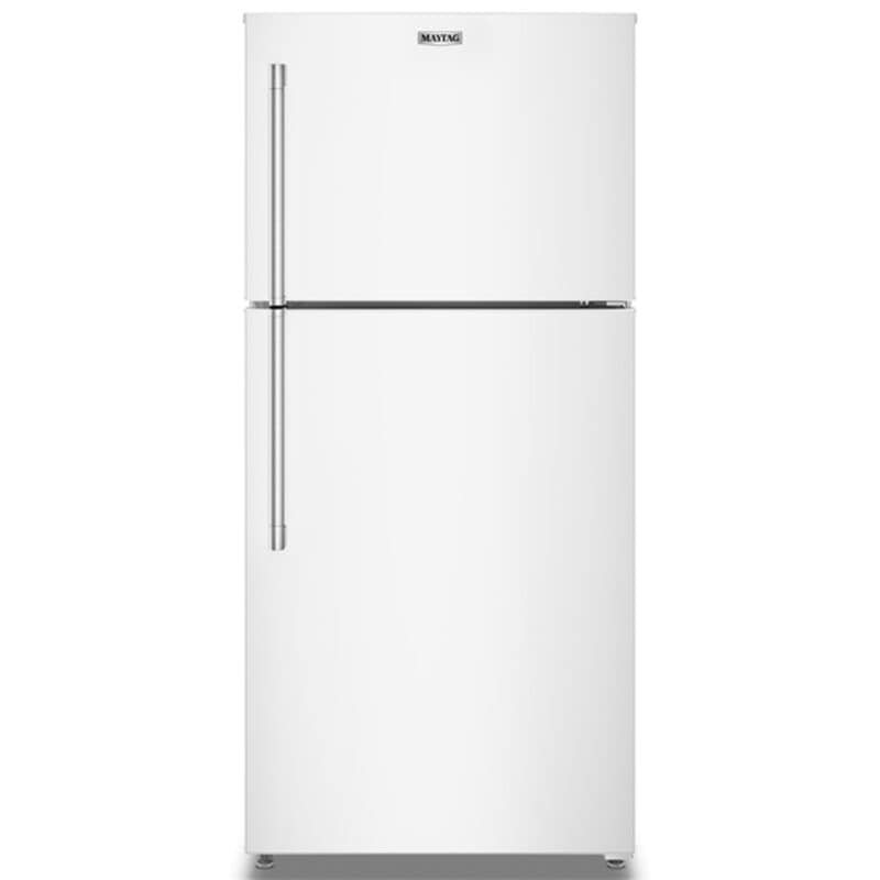 Maytag 30 in. 19.3 cu. ft. Garage-Ready Top Freezer Refrigerator - White, , hires