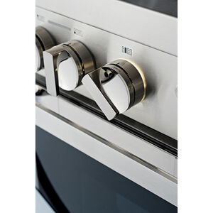 JennAir Noir Series 48 in. 6.3 cu. ft. Smart True European Convection Double Oven Dual Fuel Range with 4 Sealed Burners, Grill & Griddle - Stainless Steel, , hires