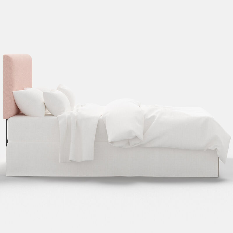 Skyline Furniture Zuma Fabric Twin Size Headboard - Rosequartz, Rose, hires