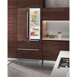Liebherr 36 in. 19.5 cu. ft. Built-In Counter Depth Bottom Freezer Refrigerator with Ice Maker - Custom Panel Ready, , hires