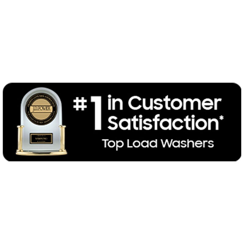 Samsung 27 in. 5.2 cu. ft. Smart Top Load Washer with Super Speed Wash - White, , hires