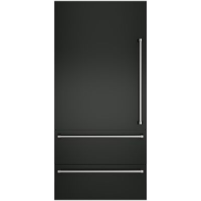 Viking 36 in. Integrated Bottom-Freezer Left Hinge Door Panel Kit with Handle - Antique Bronze | VI7364BDPLAN