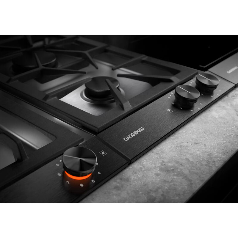 Gaggenau Vario 200 Series 12 in. 2-Burner Electric Cooktop with Grill - Black, , hires