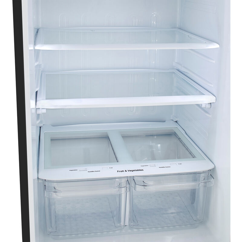 LG 30 in. 20.2 cu. ft. Top Freezer Refrigerator - Black, Black, hires