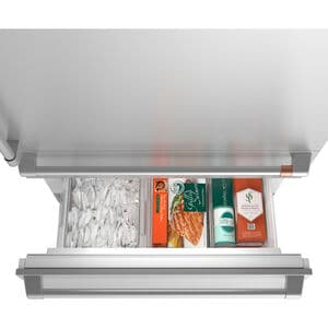 Cafe 36 in. 20.1 cu. ft. Built-In Smart Counter Depth Bottom Freezer Refrigerator with Ice Maker - Stainless Steel, , hires