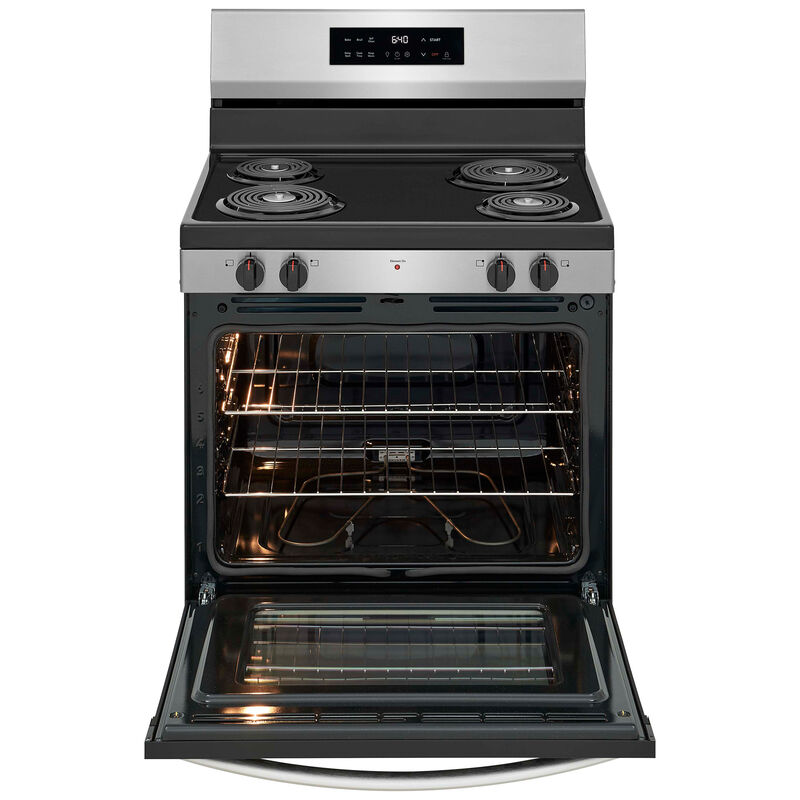 Frigidaire 30 in. 5.3 cu. ft. Electric Range with Coil Burners - Stainless Steel, Stainless Steel, hires